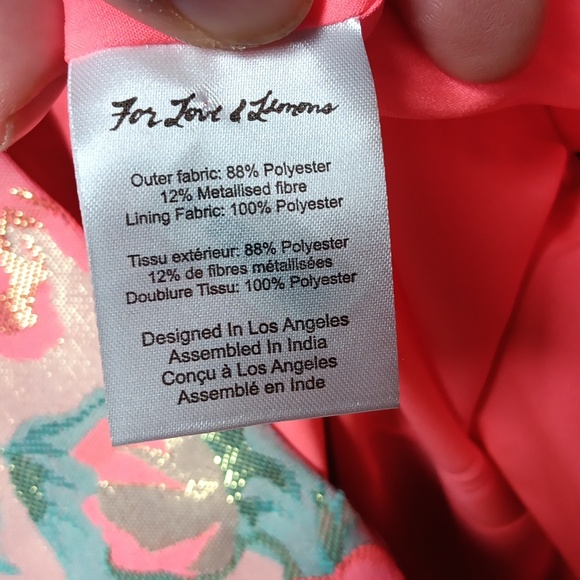 For Love & Lemons Jackpot Capri Pants Floral L NWT  Stunning - Picture 8 of 8